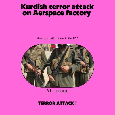 News your not going to hear about Kurdish terror attack on Aerospace factory